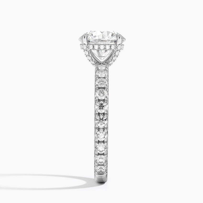 Olympia Three-Quarter Coverage Diamond Engagement Ring
