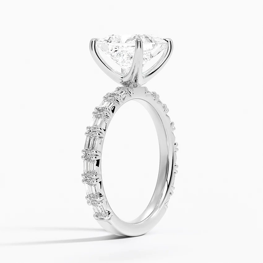 Nathalie Emerald-Cut Diamond Engagement Ring