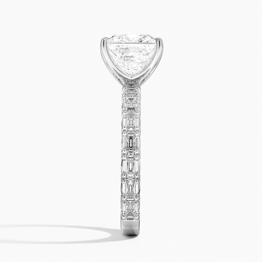 Nathalie Emerald-Cut Diamond Engagement Ring