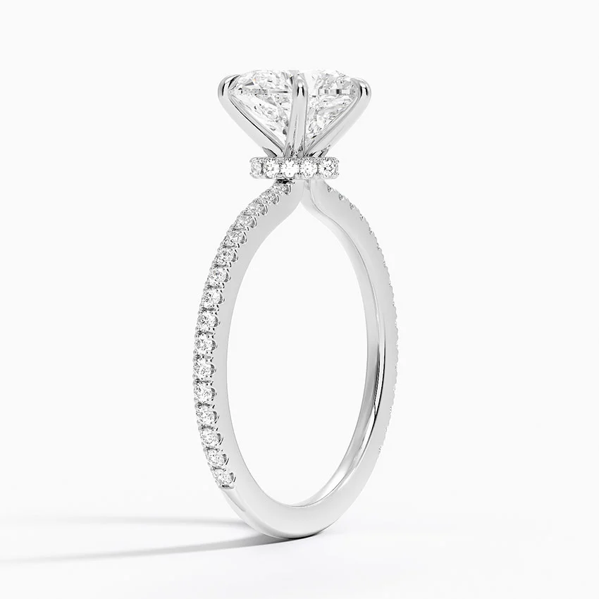 Demi Three-Quarter Coverage Diamond Engagement Ring