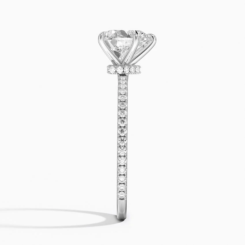 Demi Three-Quarter Coverage Diamond Engagement Ring
